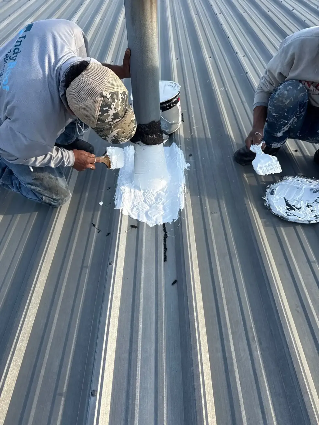 Commercial roofing by New Albany Commercial Roofing near Bargersville, IN